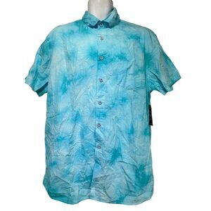 dikotomy blue button up shirt XL